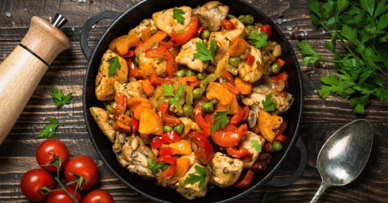 stir fried tofu with mixed vegetables