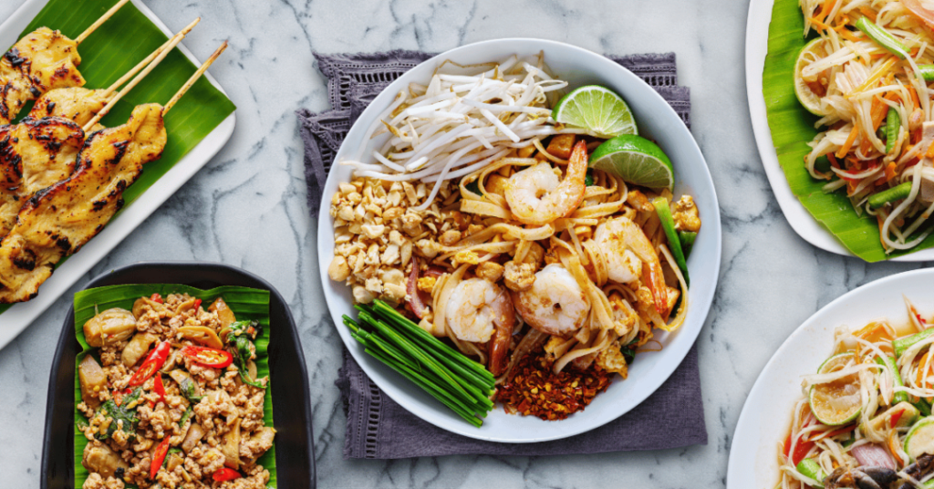 Ethnic Menu. Example Global Cuisine: Ethnic Food Diet Meal Plan for Weight Loss