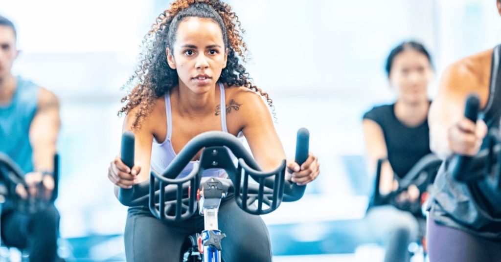 indoor cycling workout