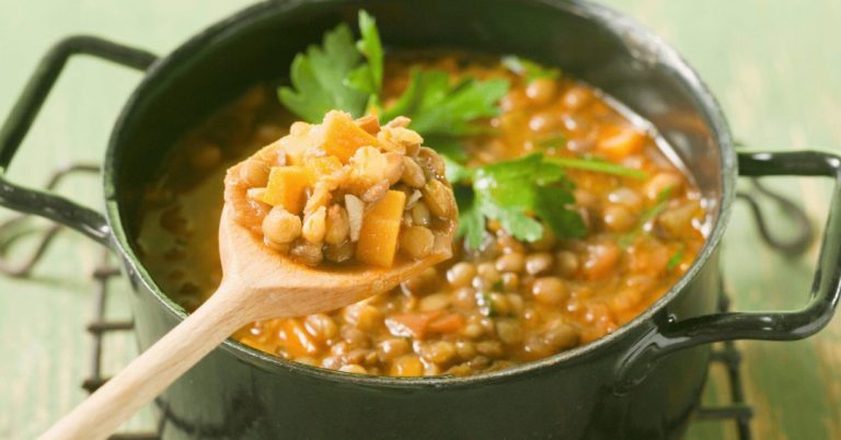 lentil and vegetable stew