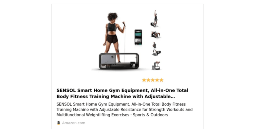 all in one total body fitness training machine