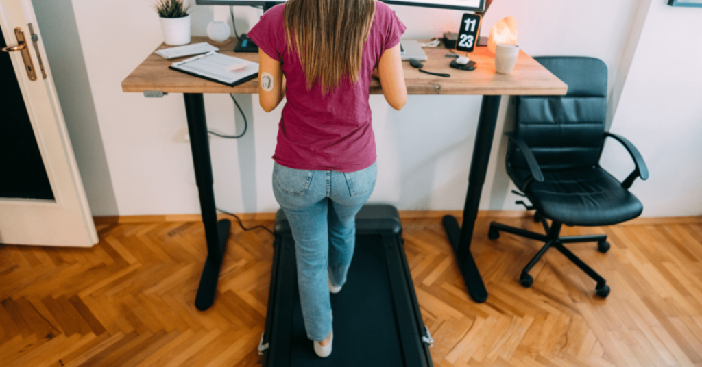 standing desk exercise equipment