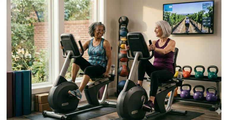 what is a recumbent exercise bike
