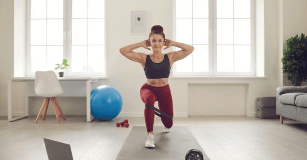 Lunge with Resistance Bands