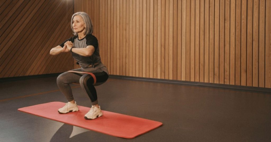 Squat with Resistance Bands