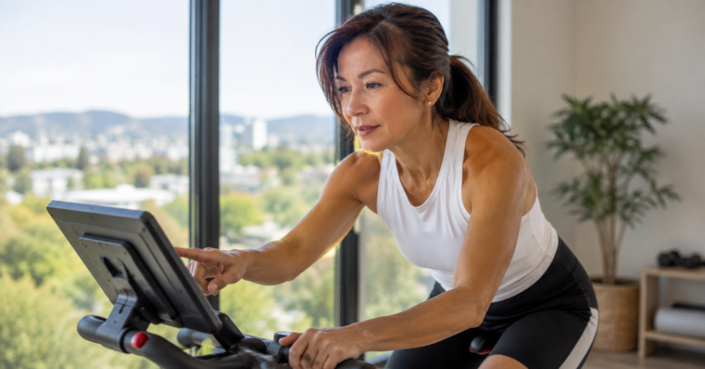 1 month exercise bike results2