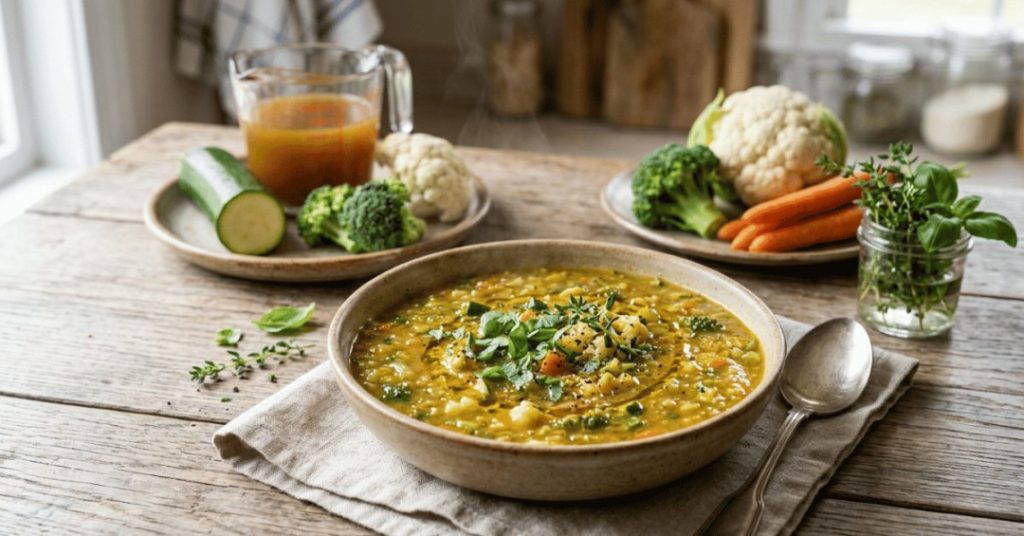 Low-Carb Vegetable-Based Soup