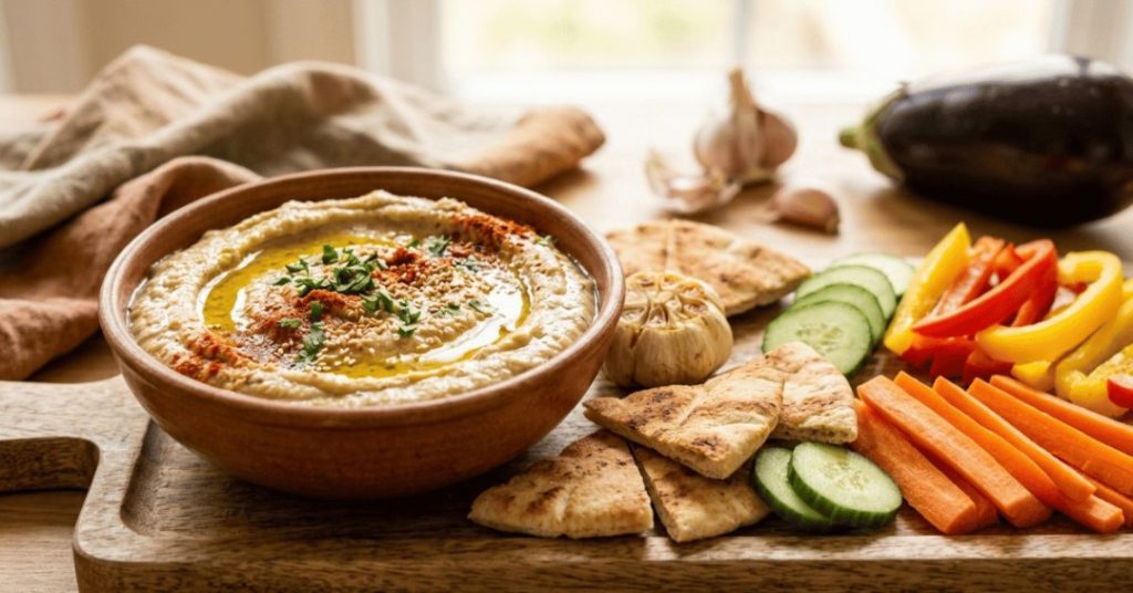 Smoky Eggplant Dip with Garlic