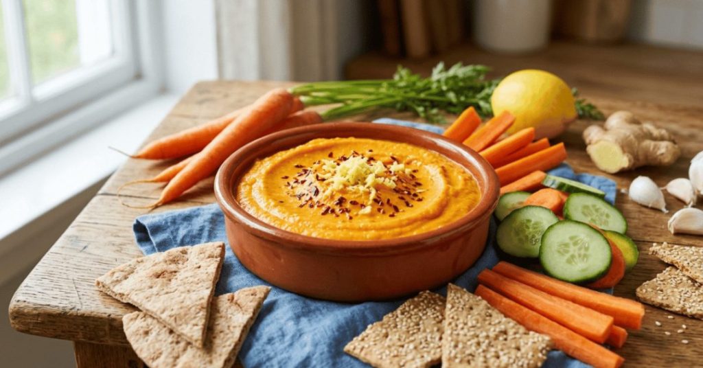 Spicy Ginger and Carrot Dip