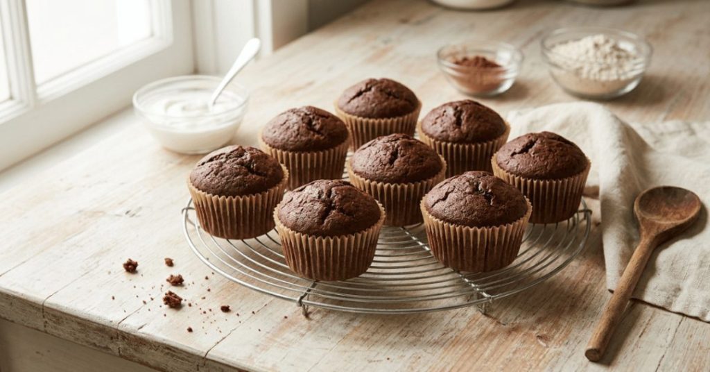 Chocolate Protein Cupcakes