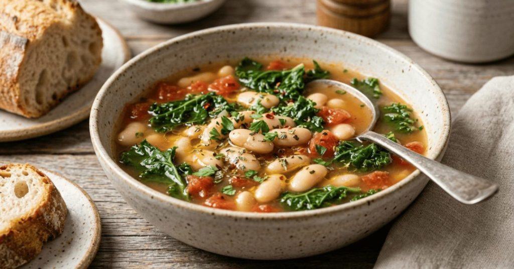 White Bean and Kale Soup 