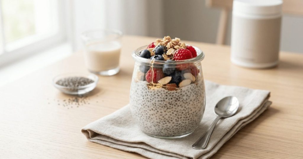Chia Seed Protein Pudding