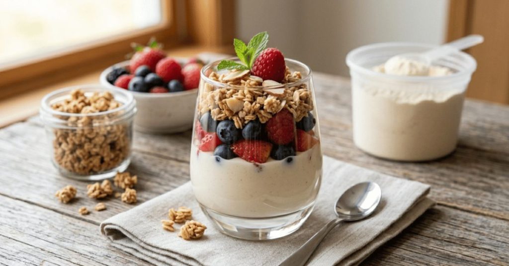 High-Protein Greek Yogurt Parfaits
