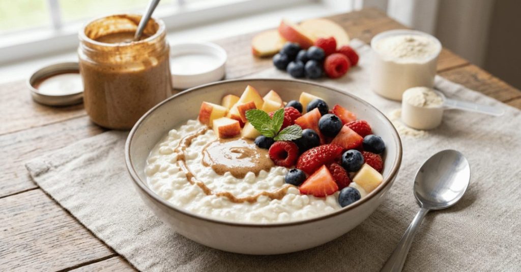 Low Calorie Cottage Cheese Protein Bowls