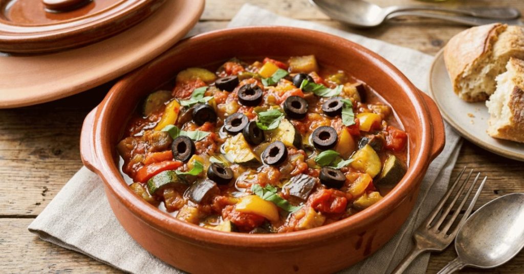 Lazy Weekend Mediterranean Slow Cooker Ratatouille