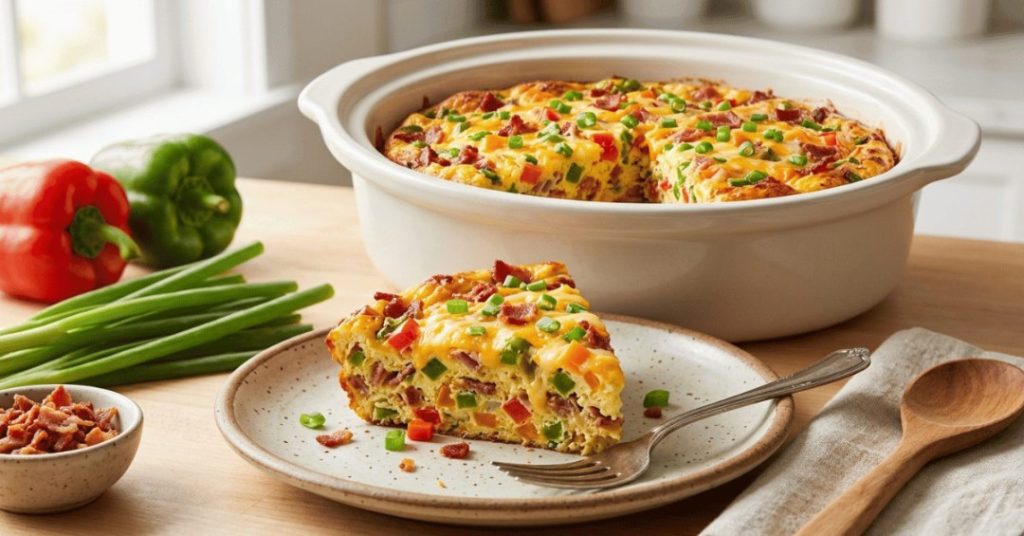 Keto-Friendly Slow Cooker Breakfast Casserole