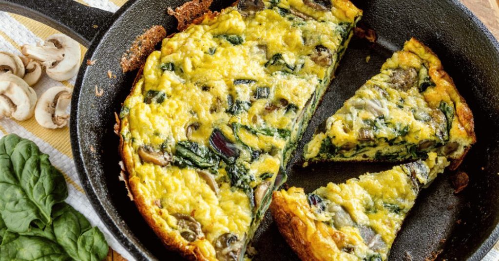 Cheese and Spinach Frittata