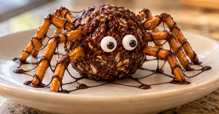 chocolate peanut butter spider bites