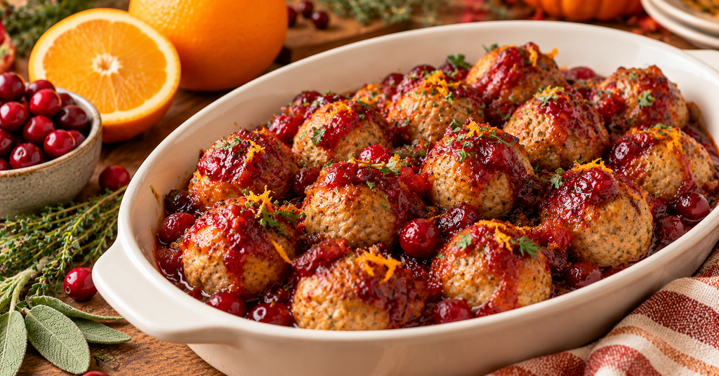 turkey cranberry meatballs