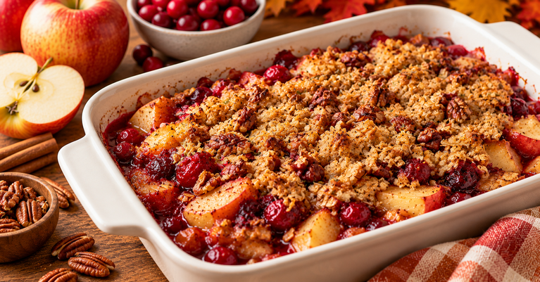 cranberry apple crisp