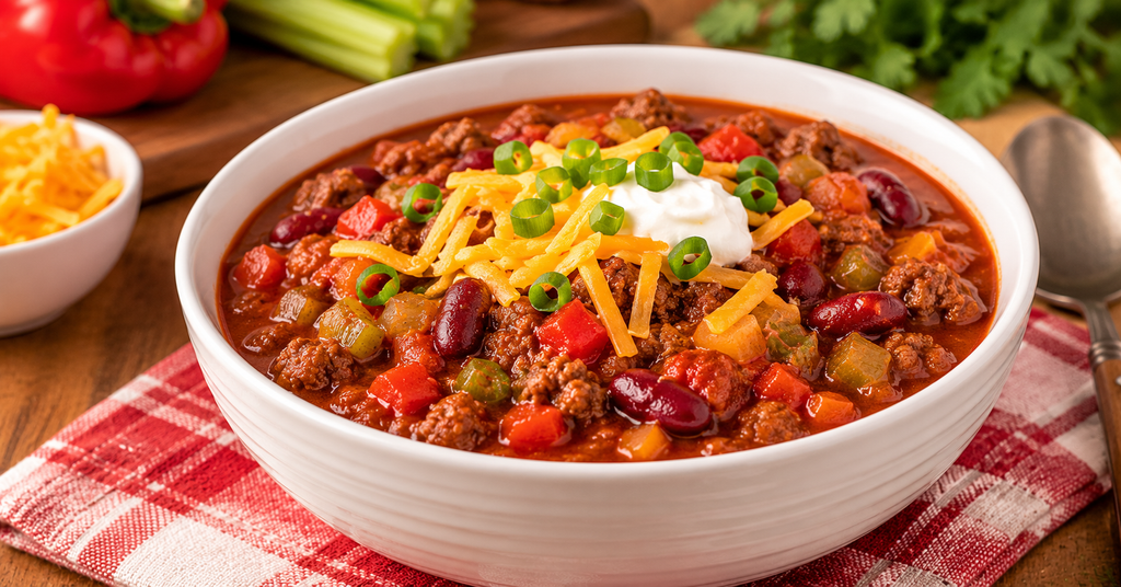 hearty homestyle chili